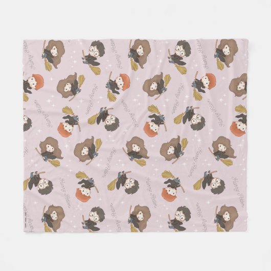HARRY POTTER™, Hermione & Ron Flying Pattern Fleecedecke (Vorderseite (Horizontal))