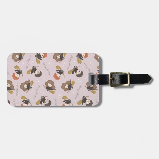 HARRY POTTER™, Hermione & Ron Flying Pattern Gepäckanhänger (Vorderseite horizontal)