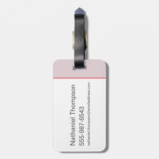 HARRY POTTER™, Hermione & Ron Flying Pattern Gepäckanhänger (Rückseite vertikal)