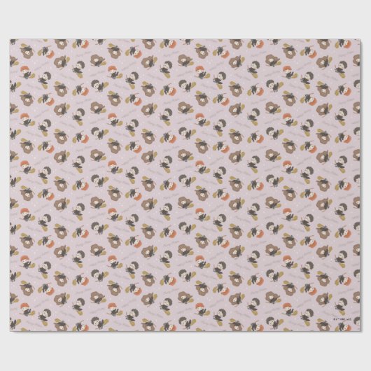 HARRY POTTER™, Hermione & Ron Flying Pattern Geschenkpapier (Flach)