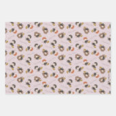 HARRY POTTER™, Hermione & Ron Flying Pattern Geschenkpapier Set (Vorderseite)