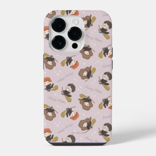 HARRY POTTER™, Hermione & Ron Flying Pattern iPhone Hülle (Rückseite)