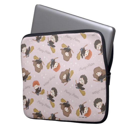HARRY POTTER™, Hermione & Ron Flying Pattern Laptopschutzhülle (Vorderseite Links)