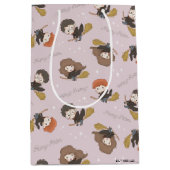 HARRY POTTER™, Hermione & Ron Flying Pattern Mittlere Geschenktüte (Vorderseite)