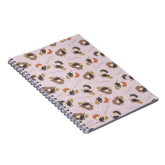 HARRY POTTER™, Hermione & Ron Flying Pattern Notizblock (Rechte Seite)
