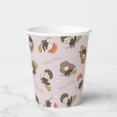 HARRY POTTER™, Hermione & Ron Flying Pattern Pappbecher (Rückseite)