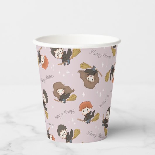 HARRY POTTER™, Hermione & Ron Flying Pattern Pappbecher (Vorderseite)