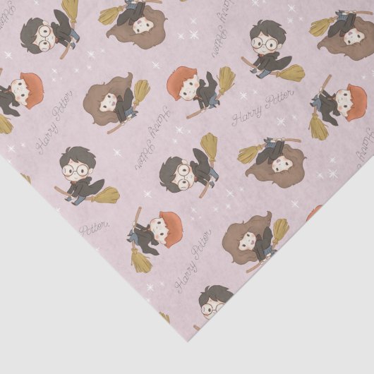 HARRY POTTER™, Hermione & Ron Flying Pattern Seidenpapier (Ausschnitt)