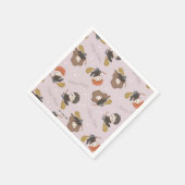 HARRY POTTER™, Hermione & Ron Flying Pattern Serviette (Ecke)