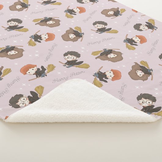 HARRY POTTER™, Hermione & Ron Flying Pattern Sherpadecke (3/4)