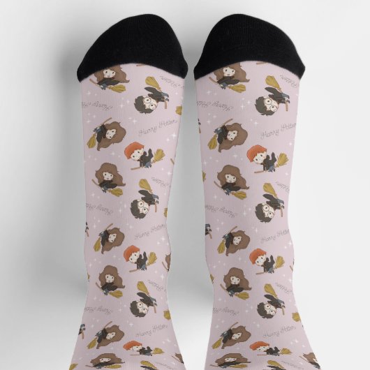 HARRY POTTER™, Hermione & Ron Flying Pattern Socken (Oben)
