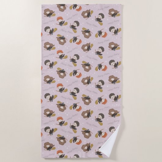 HARRY POTTER™, Hermione & Ron Flying Pattern Strandtuch (Vorderseite)