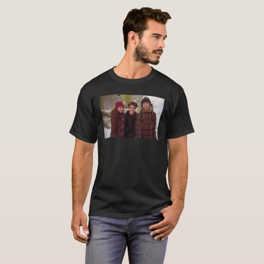 Harry Potter Hermione Ron Harry Snow Portrait T-Shirt (Vorne ganz)