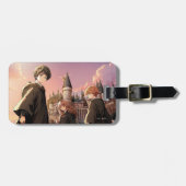 HARRY POTTER™ Hermione & Ron HOGWARTS™ Anime-Szene Gepäckanhänger (Vorderseite horizontal)