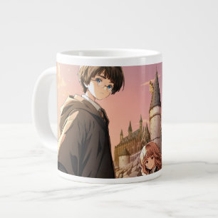 HARRY POTTER™ Hermione & Ron HOGWARTS™ Anime Szene Jumbo-Tasse