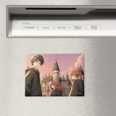 HARRY POTTER™ Hermione & Ron HOGWARTS™ Anime-Szene Magnet (In Situ (Geschirrspüler))