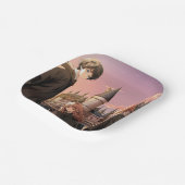 HARRY POTTER™ Hermione & Ron HOGWARTS™ Anime-Szene Pappteller (Gewinkelt)