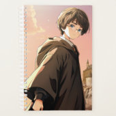 HARRY POTTER™ Hermione & Ron HOGWARTS™ Anime-Szene Planer (Vorderseite)