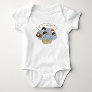 HARRY POTTER™, Hermione und Ron fliegen über HOGWA Baby Strampler