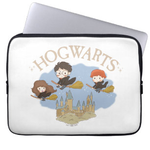 HARRY POTTER™, Hermione und Ron fliegen über HOGWA Laptopschutzhülle