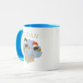 HARRY POTTER™, Hermione und Ron fliegen über HOGWA Tasse (Vorderseite Links)