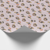 HARRY POTTER™, Hermione und Ron Flugmuster Geschenkpapier (Ecke)