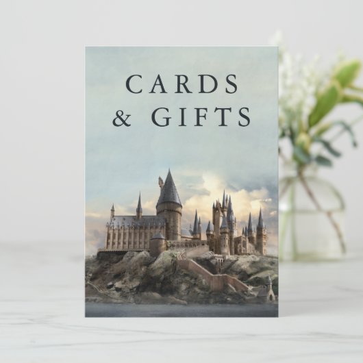 Harry-Potter-Hochzeitskarten & Geschenke Schild Einladung (Stehend Vorderseite)
