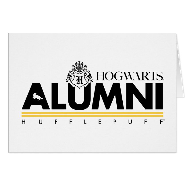 Harry Potter | HOGWARTS™ Alumni HUFFLEPUFF™ (Vorderseite (Horizontal))
