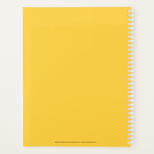 Harry Potter| HOGWARTS™ Alumni HUFFLEPUFF™ Planer (Rückseite)