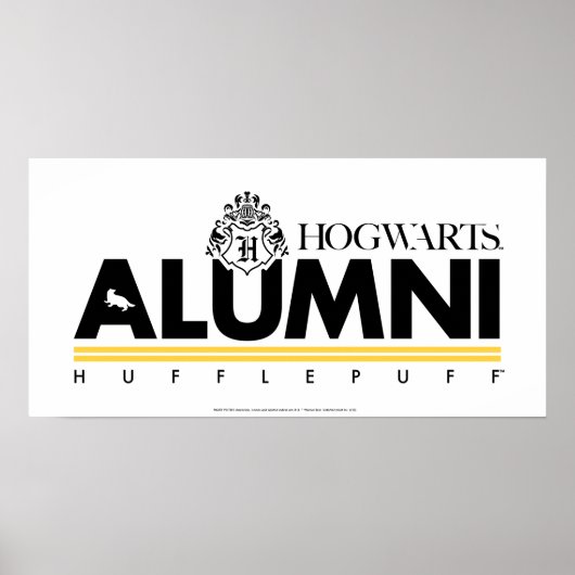 Harry Potter | HOGWARTS™ Alumni HUFFLEPUFF™ Poster (Vorne)