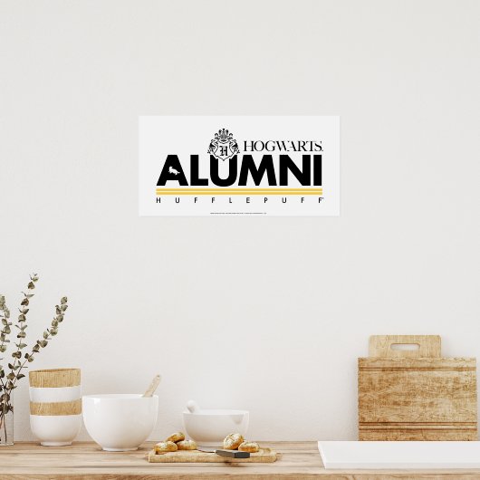 Harry Potter | HOGWARTS™ Alumni HUFFLEPUFF™ Poster (Küche)