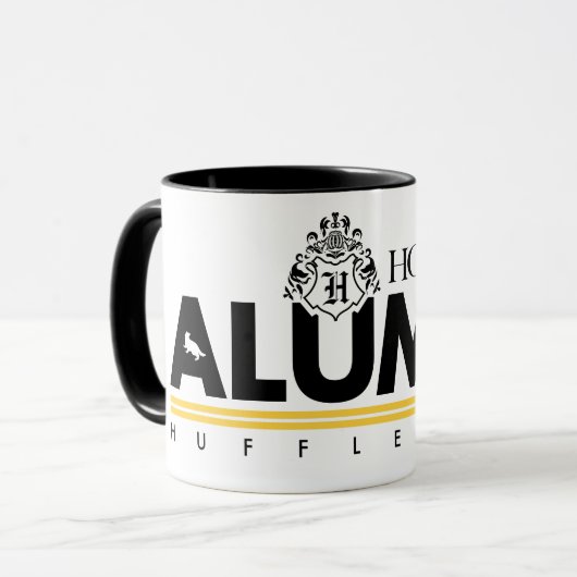 Harry Potter | HOGWARTS™ Alumni HUFFLEPUFF™ Tasse (Vorderseite Links)