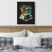 HARRY POTTER™ | HOGWARTS™ Athletisches Abzeichen Leinwanddruck (Insitu (Schlafzimmer))