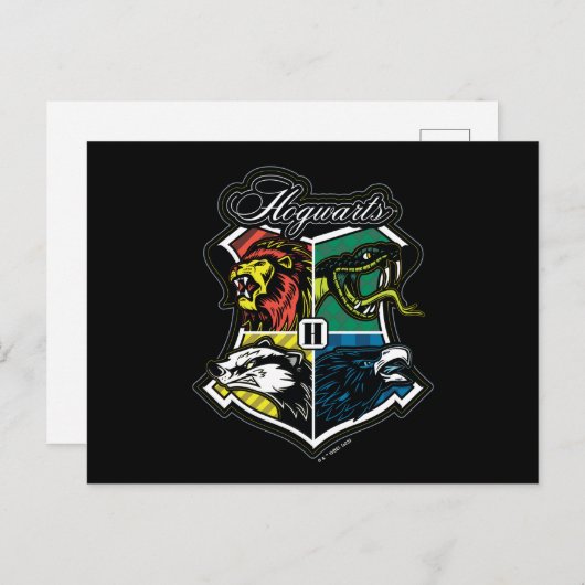 HARRY POTTER™ | HOGWARTS™ Athletisches Abzeichen Postkarte (Vorne/Hinten)
