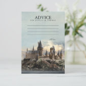 Harry Potter | Hogwarts Baby Advice Einladung (Stehend Vorderseite)