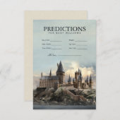 Harry Potter | Hogwarts Baby Predictions Einladung (Vorne/Hinten)