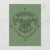 Harry Potter | Hogwarts Banner Crest Postkarte (Vorderseite)
