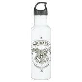 Harry Potter | Hogwarts Banner Crest Trinkflasche (Vorderseite)