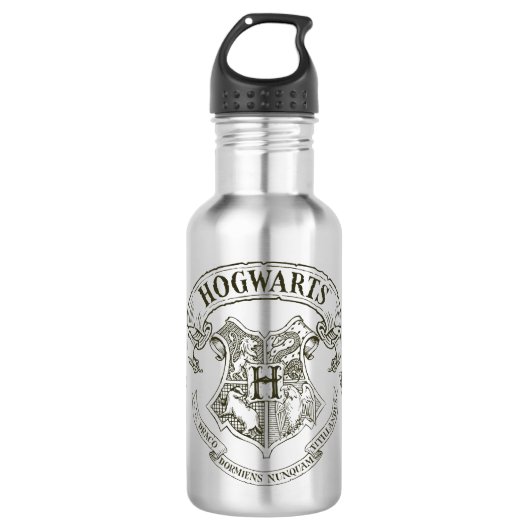 Harry Potter | Hogwarts Banner Crest Trinkflasche (Vorderseite)