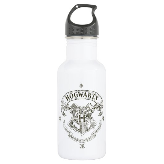 Harry Potter | Hogwarts Banner Crest Trinkflasche (Vorderseite)