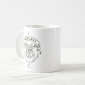 Harry Potter | Hogwarts Banner Wappen Kaffeetasse (Vorderseite Links)