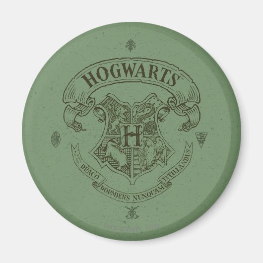 Harry Potter | Hogwarts Banner Wappen Magnet (Vorne)