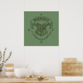 Harry Potter | Hogwarts Banner Wappen Poster (Küche)