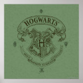 Harry Potter | Hogwarts Banner Wappen Poster (Vorne)
