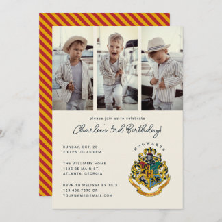 Harry Potter | Hogwarts Birthday Foto Einladung