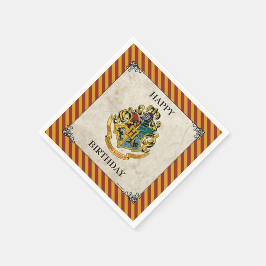 Harry Potter | Hogwarts Birthday Serviette (Ecke)