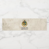 Harry Potter | Hogwarts Birthday Wasserflaschenetikett (Einzelnes Label)