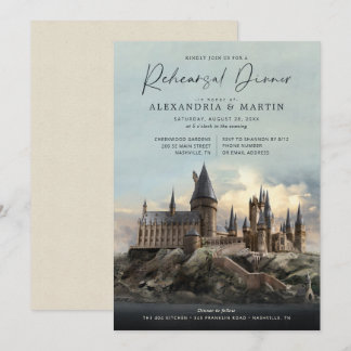Harry Potter | Hogwarts Burg Probe Abendessen Einladung