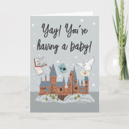 Harry Potter | Hogwarts Castle Baby Shower Karte