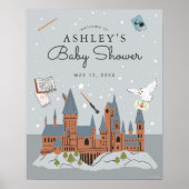 Harry Potter | Hogwarts Castle Baby Shower Poster (Vorne)